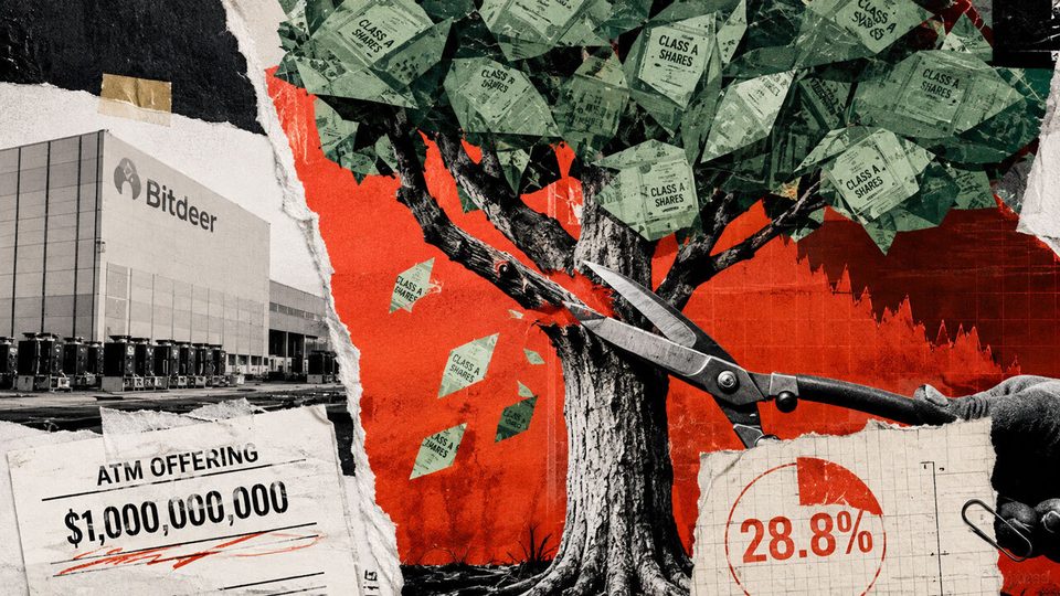 Bitcoin miner Bitdeer unlocks a $1B cash tap that dilutes shareholders by up to 30% to build its AI empire