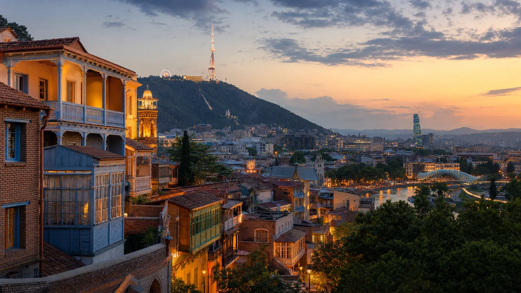 Illustration von Tbilisi